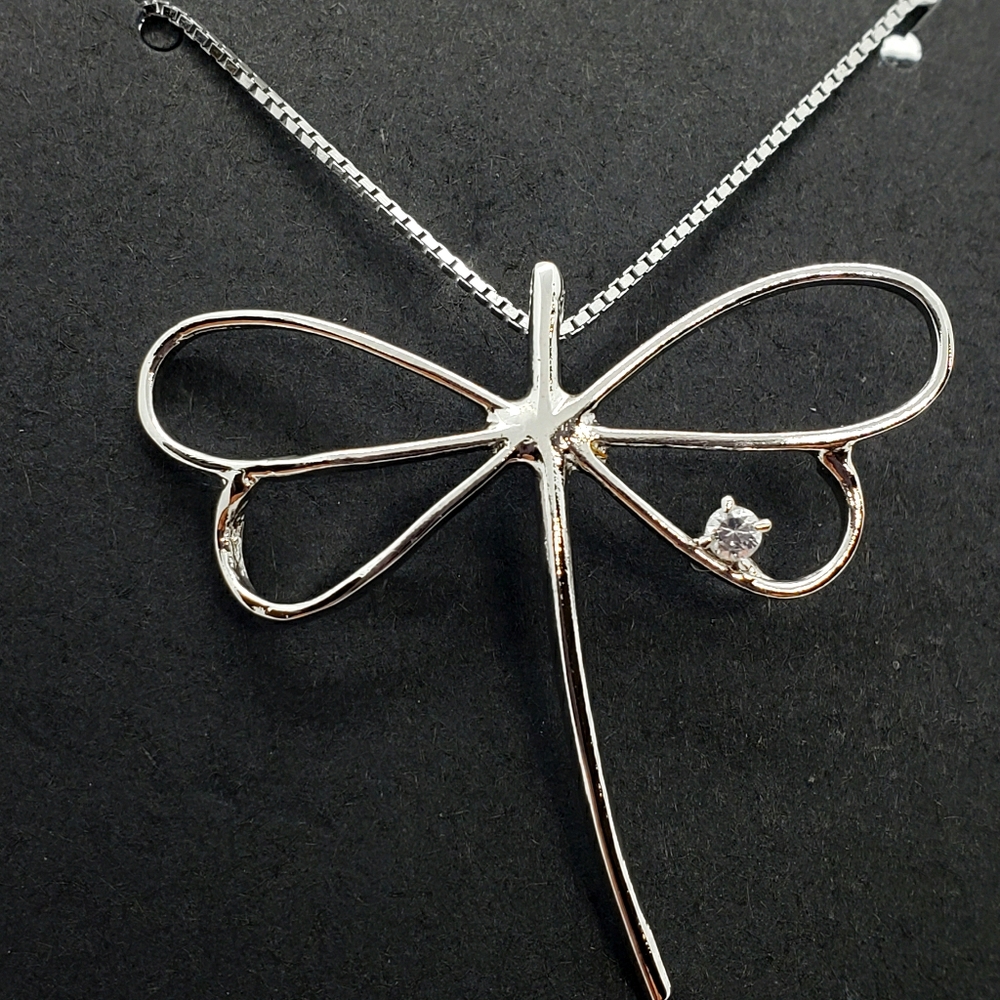 Sterling Silver Dragon fly pendent